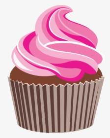 Cupcake Png Vector - Frosting Png, Transparent Png, Free Download
