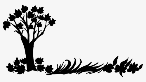 Flower Silhouette Background Png, Transparent Png, Free Download
