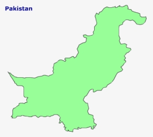 Map Of Pakistan - Colourful Outline Map Of Pakistan, HD Png Download, Free Download