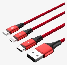 Type C Micro And Lightning Cable, HD Png Download, Free Download
