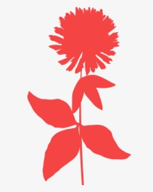 Transparent Flower Clover Flower Silhouette, HD Png Download, Free Download