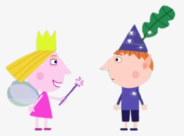 Holly Putting Spell On Ben - Holly And Ben Png, Transparent Png, Free Download