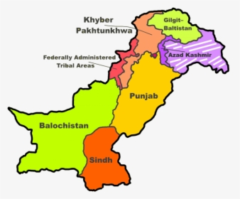 Administrative Map Of Pakistan, HD Png Download, Free Download