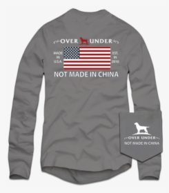L/s Not Made In China Hurricane T-shirt - Long-sleeved T-shirt, HD Png Download, Free Download