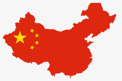 The Risk Of Social Media - China Country Shape Flag, HD Png Download, Free Download