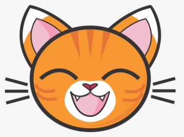 Calico Cat Png Face Orange - Cat Face Cartoon Png, Transparent Png, Free Download