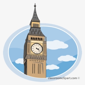 London Clock Tower Png Image - Clip Art Big Ben, Transparent Png, Free Download