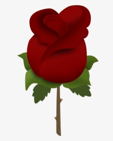 Rosa, Flowers, Red Rose, Rosebush, Plants, Garden - Imágenes De Rosa En Caricatura, HD Png Download, Free Download