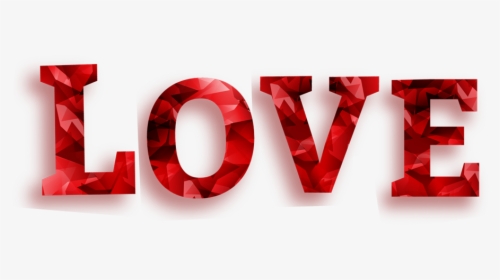 Love Png Word Transparent - Graphic Design, Png Download, Free Download