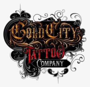 Gold City Tattoo - Calligraphy, HD Png Download, Free Download
