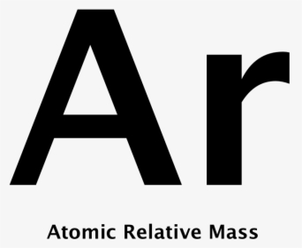 Transparent Atomic Symbol Png - Relative Atomic Mass Symbol, Png Download, Free Download