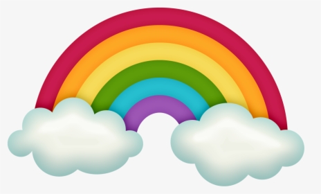 Transparent Rainbow Clouds Clipart - Arco Iris De Eva Da Nuvem Chuva De Amor, HD Png Download, Free Download