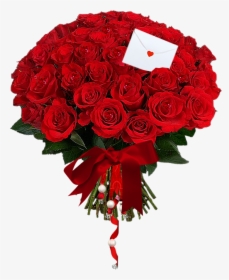 55 Red Roses Bouquet, HD Png Download, Free Download