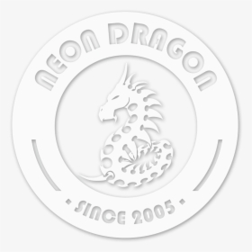 Neon Dragon Tattoo Logo - Circle, HD Png Download, Free Download