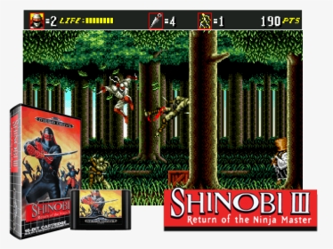 Return Of The Ninja Master [c][ ], 4 Images Mix - Shinobi Iii: Return Of The Ninja Master, HD Png Download, Free Download