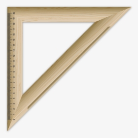 Ruler Type 2 Clipart Png - Wood, Transparent Png, Free Download