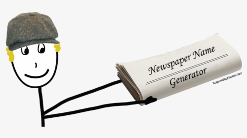 Newspaper Name And Title Generator - Cartoon, HD Png Download, Free Download