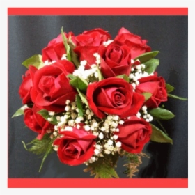 Clip Art Rosas Buque - Buquê De Rosas Vermelhas Para Noiva, HD Png Download, Free Download