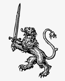 Lion With Sword Clip Arts - Status Of Royal Pandit, HD Png Download, Free Download
