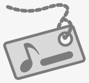 Music Download Identity Document Badge Name Tag - Music Tag Png, Transparent Png, Free Download