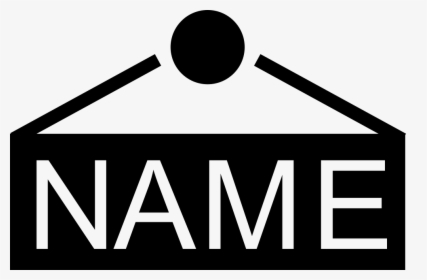 Nametag - Sign, HD Png Download, Free Download
