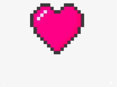 #heart #pixelheart #minecraft #tumblrsticker #pixel - Kawaii Heart Png, Transparent Png, Free Download
