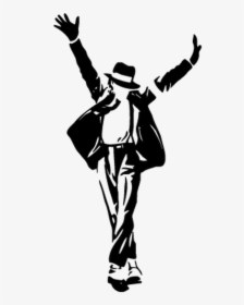 Michael Jackson"s Moonwalker Silhouette The Best Of - Black And White Michael Jackson Drawing, HD Png Download, Free Download