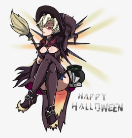 Hallween Fictional Character Human Hair Color Anime - Overwatch The Witch Spray, HD Png Download, Free Download