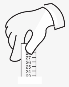 58294main The - Draw A Hand Holding A Ruler, HD Png Download, Free Download
