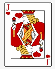 Jack Playing Card - Knave Of Hearts Card, HD Png Download, Free Download