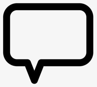 Vector Rectangle Speech Bubble Banner Royalty Free - Vector Comment Facebook Png, Transparent Png, Free Download