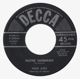 Mister Sandman By The Four Aces Featuring Al Alberts - Bill Haley & His Comets Two Hound Dogs, HD Png Download, Free Download