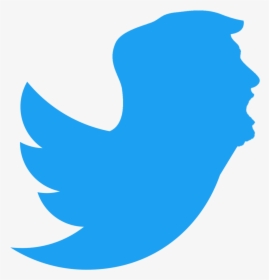 Silhouette,sky,wing - Donald Trump Twitter Logo, HD Png Download, Free Download