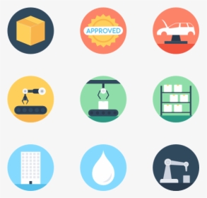 Manufacture Flat Icon, HD Png Download, Free Download
