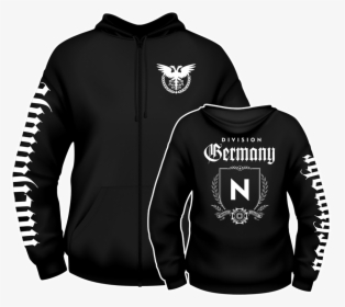 Zip-up Hoody Nachtmahr "division Germany" - Hoodie, HD Png Download, Free Download