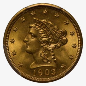 2 50 Liberty Gold Ms 65 O - Cash, HD Png Download, Free Download