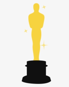 Good Clipart Academic Award - Oscars Trophy Template, HD Png Download, Free Download