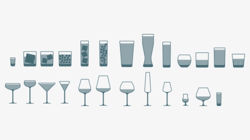 List Of Drinking Glasses, HD Png Download, Free Download