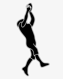 Goodwin College Student News Men"and Women"flag Football - Silhouette Football Player Transparent, HD Png Download, Free Download