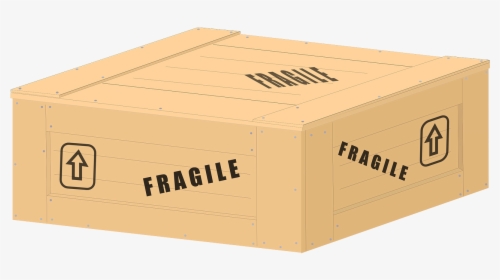 Wooden Produce Crate - Fragile Box Png, Transparent Png, Free Download