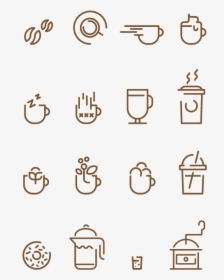 Coffee Shop Pictograms, HD Png Download, Free Download