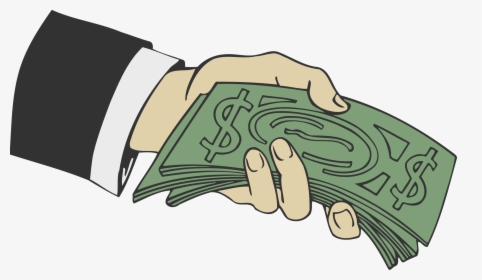 Hand Offering Money Icons Png - Hand With Money Cartoon Png, Transparent Png, Free Download