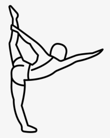 Man Standing On His Right Leg Stretching Left Leg And - Icon Pilates Mem Png, Transparent Png, Free Download