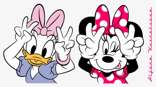 Minnie And Daisy Svg, HD Png Download, Free Download