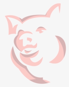 Pig Talisman Laser Mud Pink Eye Hog Piggy Pig Illustrator - Illustration, HD Png Download, Free Download