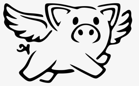 Flying Pig Design, HD Png Download, Free Download