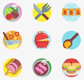 Bbq - Flat Icon Design, HD Png Download, Free Download