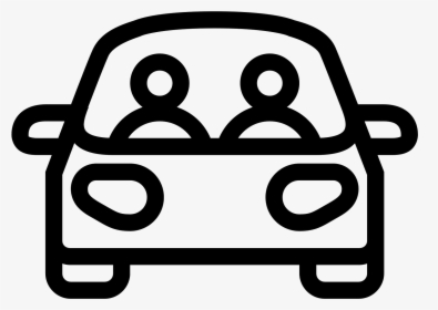 People In Car Icon Free Download Png And Vector - People In Car Icon, Transparent Png, Free Download
