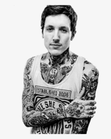 Oli Sykes Right Arm Tattoo , Png Download - Oli Sykes New Hair, Transparent Png, Free Download