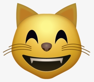 Smiling Cat Emoji, HD Png Download, Free Download